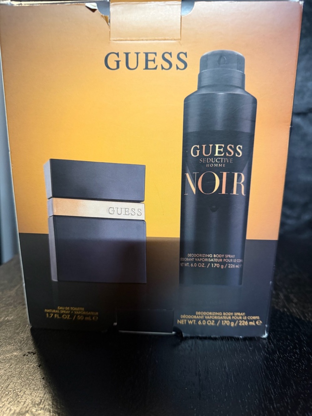 GUESS Seductive Homme Noir Men Grooming Set - Black